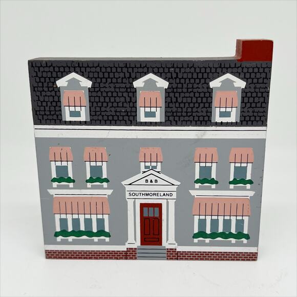Vintage 1995 The Cat's Meow Southmoreland Bed & Breakfast Series Shelf Sitter - Picture 1 of 7